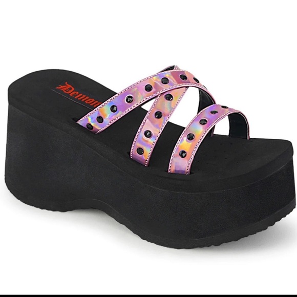 Studded Demonia Sandals - Picture 1 of 4